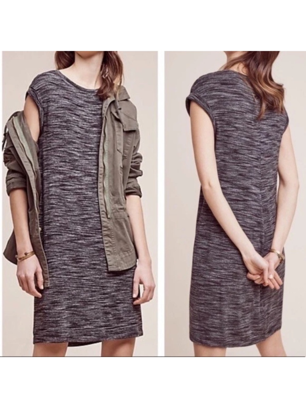 Anthro Cloth & Stone Space-Dye MIDI Dress, size M
